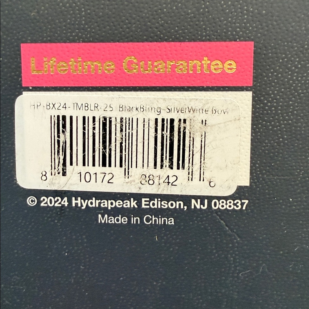Hydrapeak Limited Edition Black Stainless Steel Insulated rhinestone Tumbler. - Picture 7 of 11